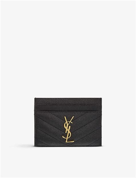 selfridges YSL card holder